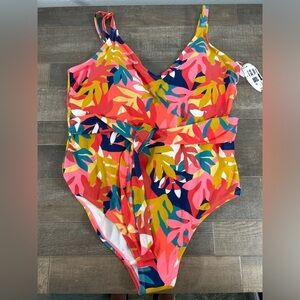 NEW Mynah Artistic Blooms Womens Exotic One Piece Swimsuit